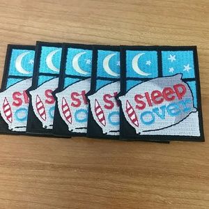 Set of 5 Sleep Over patches